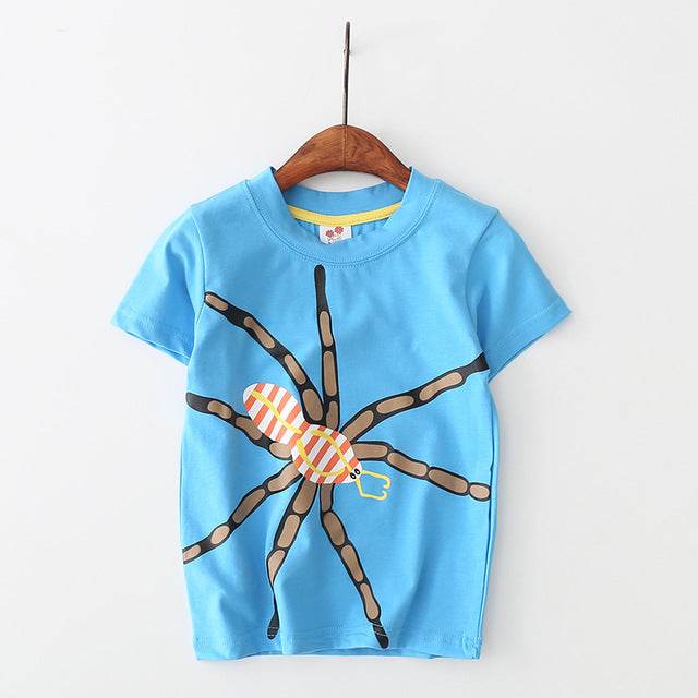 Baby Boys T Shirt Cotton Short Sleeve T Shirt Tops Tees 2-8 Year - Faithacle