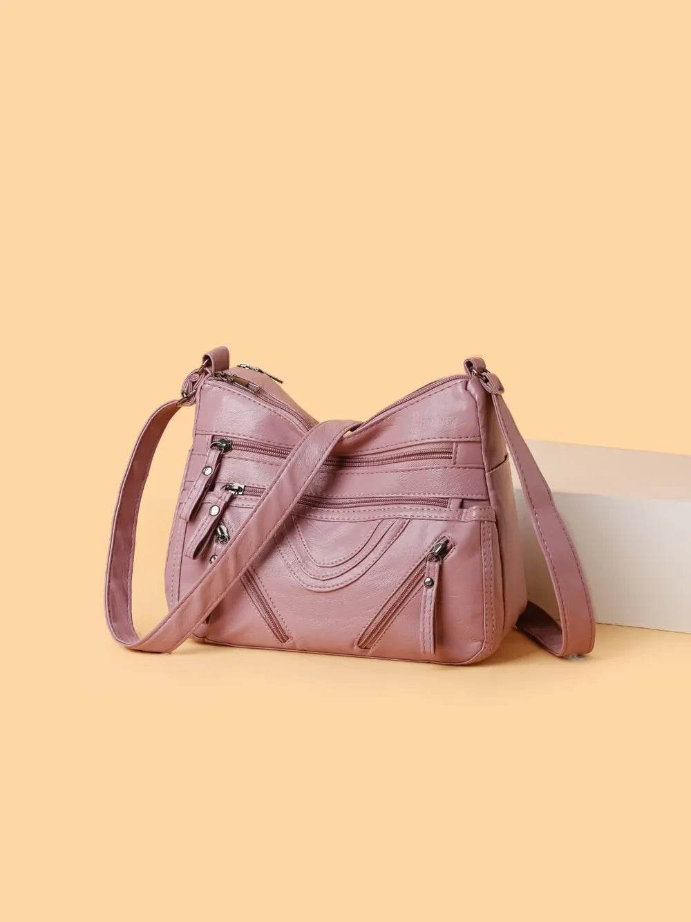 PU Multi-Compartment Crossbody Bag Women - Faithacle