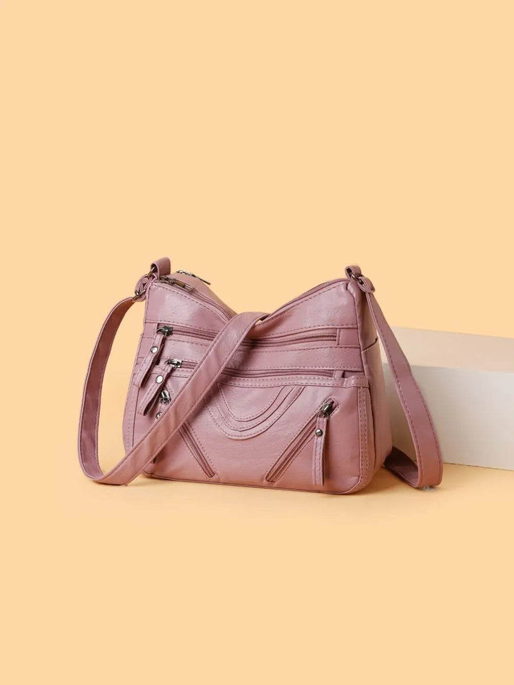 PU Multi-Compartment Crossbody Bag Women - Faithacle
