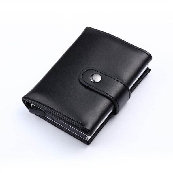 Wallet unisex Genuine Leather Credit card Case id - Faithacle