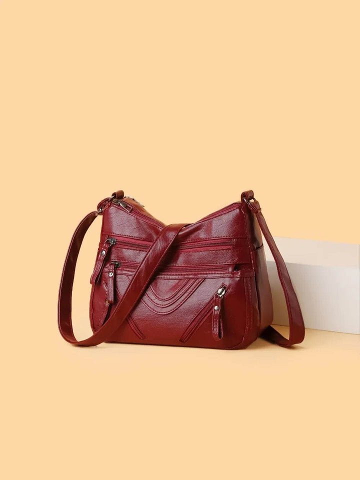 PU Multi-Compartment Crossbody Bag Women - Faithacle
