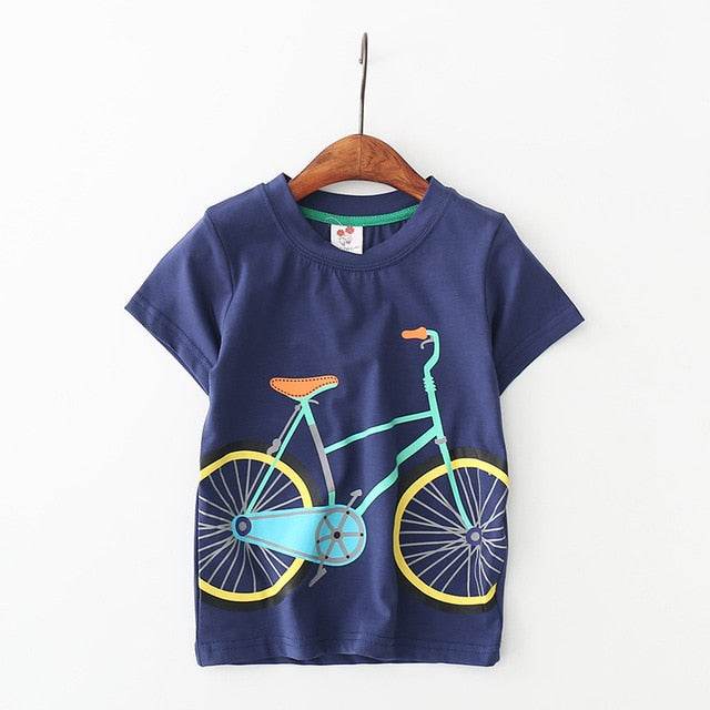 Baby Boys T Shirt Cotton Short Sleeve T Shirt Tops Tees 2-8 Year - Faithacle