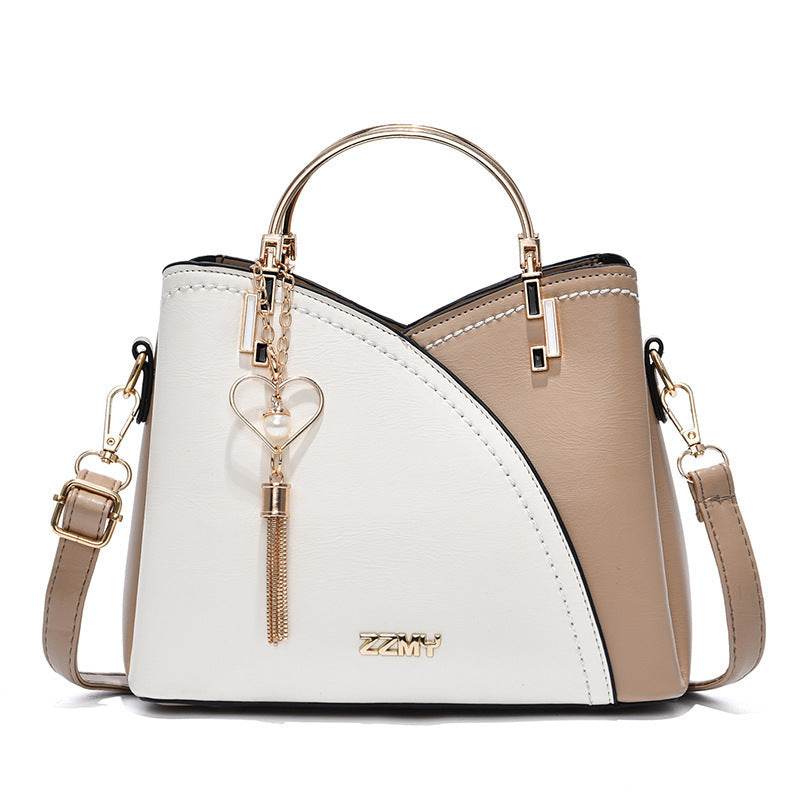 Handbag Korean Style Color Block Large Capacity Women - Faithacle
