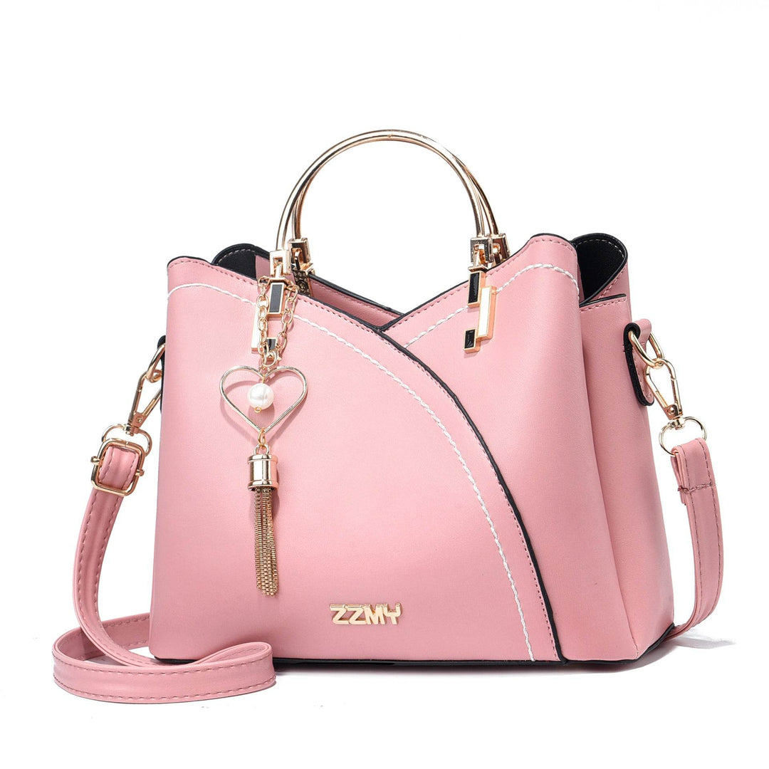 Handbag Korean Style Color Block Large Capacity Women - Faithacle