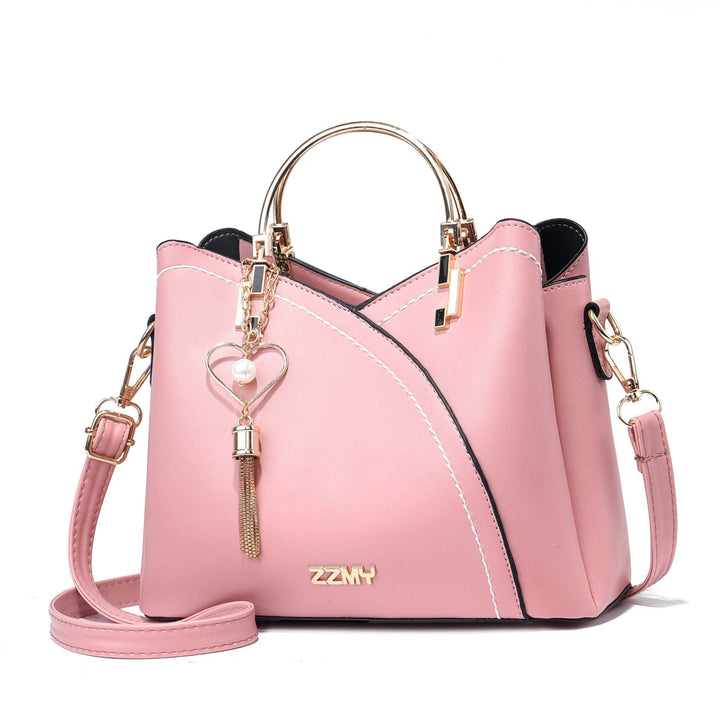 Handbag Korean Style Color Block Large Capacity Women - Faithacle