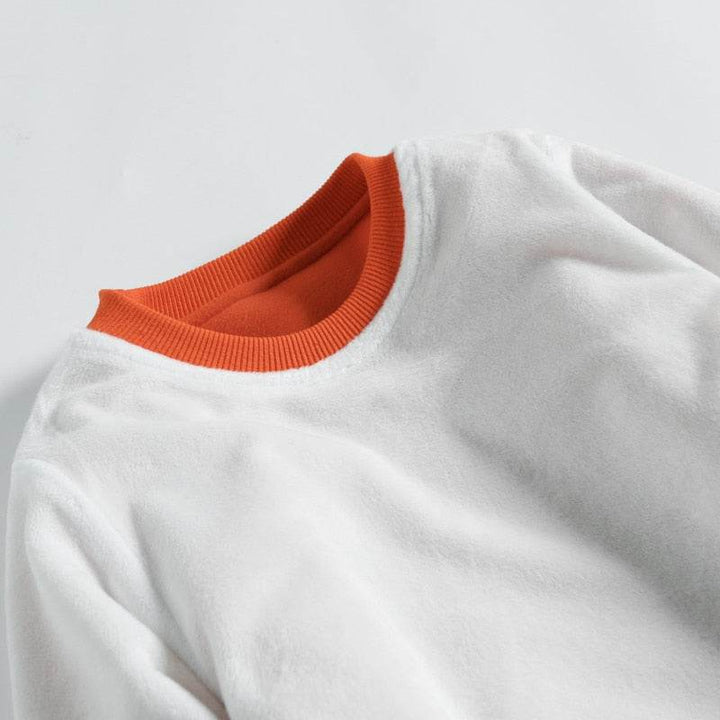 Jargazol Baby Girl Clothes Autumn Winter Fleece Sweatshirt Cartoon Duck Printed Todder Boy Tops Children Cotton Kids Shirt - Faithacle