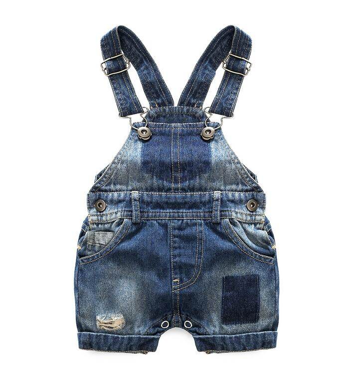 Bebes Newborn clothes cotton letter printed t-shirt with demin overalls baby boys clothes summer children clothing - Faithacle