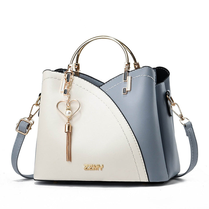 Handbag Korean Style Color Block Large Capacity Women - Faithacle