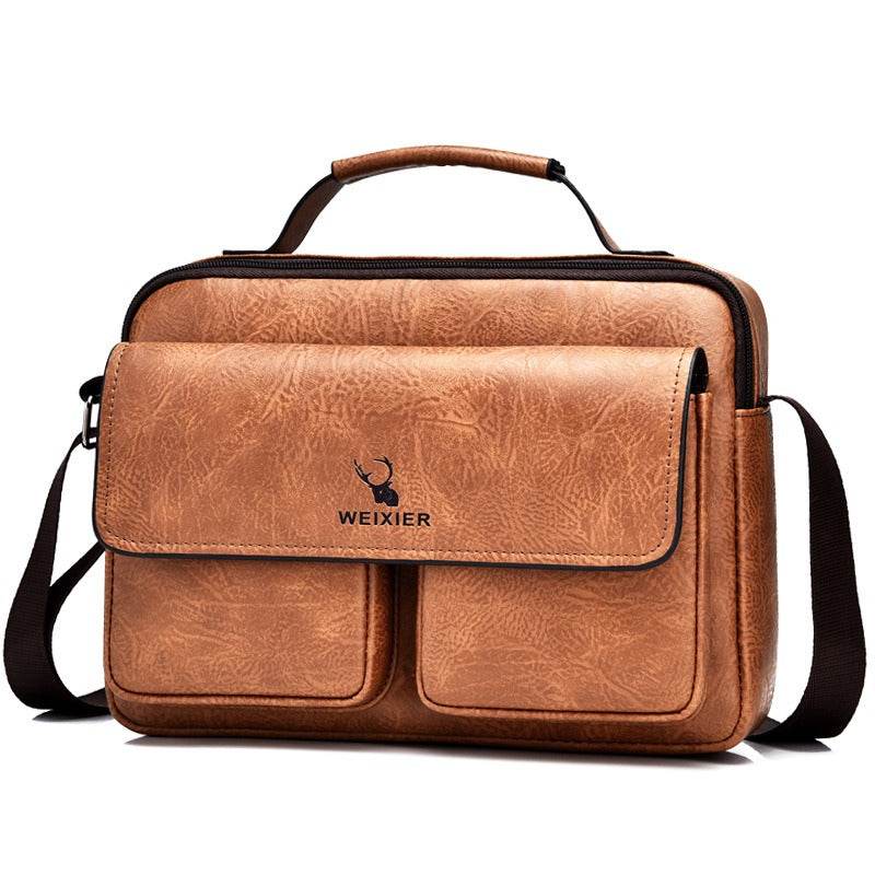 Men's Business Satchel Shoulder Messenger Bag - Faithacle