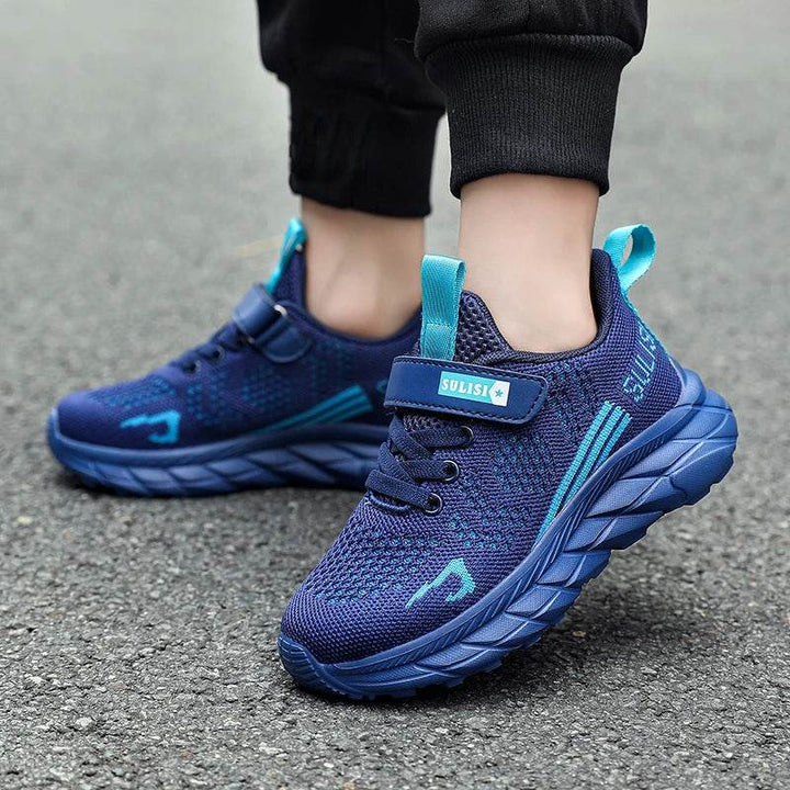 Sports shoes flying woven breathable - Women and girls - Faithacle