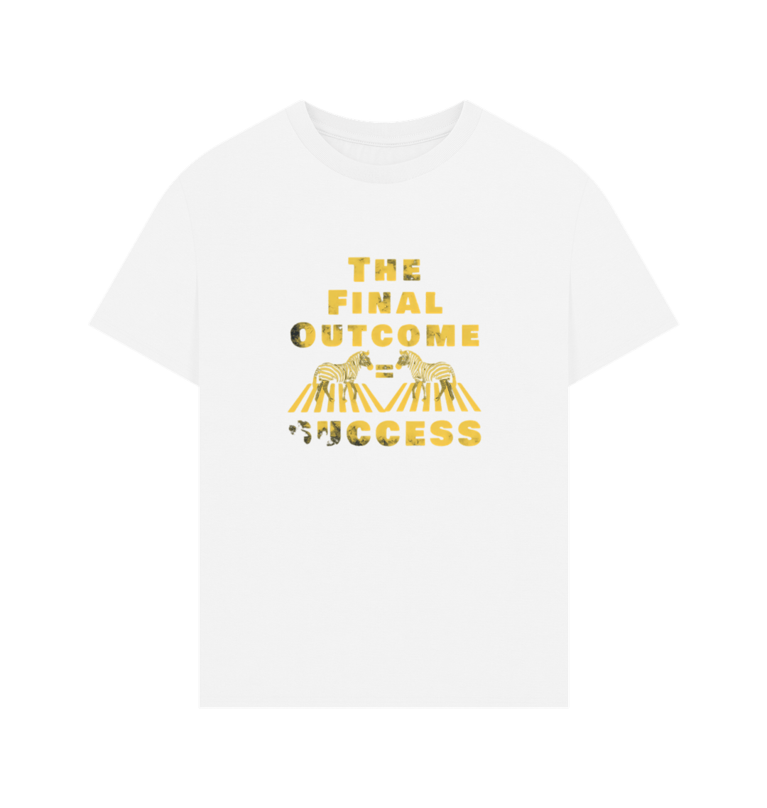 White Printed T-shirt Front