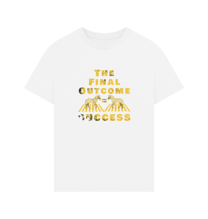 White Printed T-shirt Front