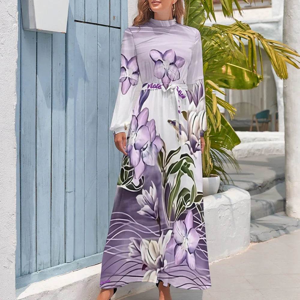 Violet Sensation - Womens Long dress - Faithacle