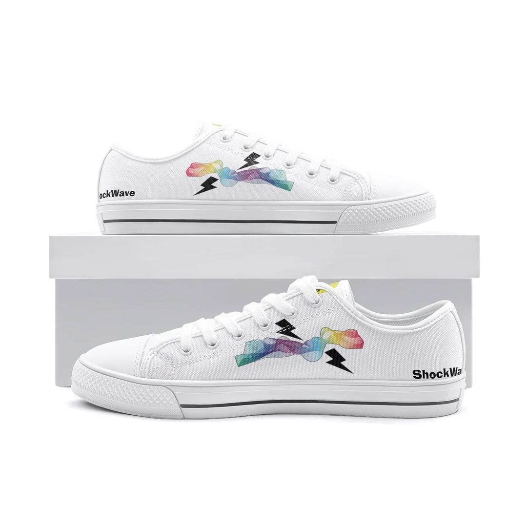 Elite Group - Shockwave Unisex Low Top Canvas - Faithacle