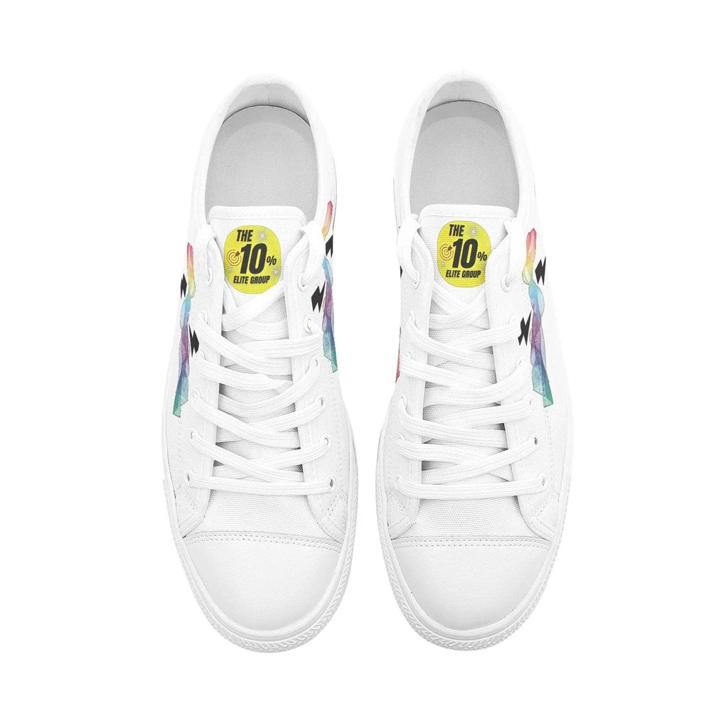 Elite Group - Shockwave Unisex Low Top Canvas - Faithacle