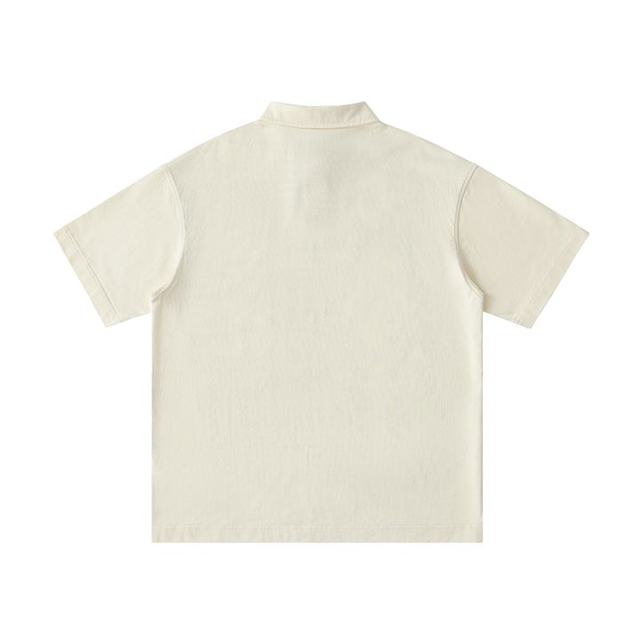 Final Outcome = Success - Unisex Loose Cotton Short Sleeve Polo Shirt