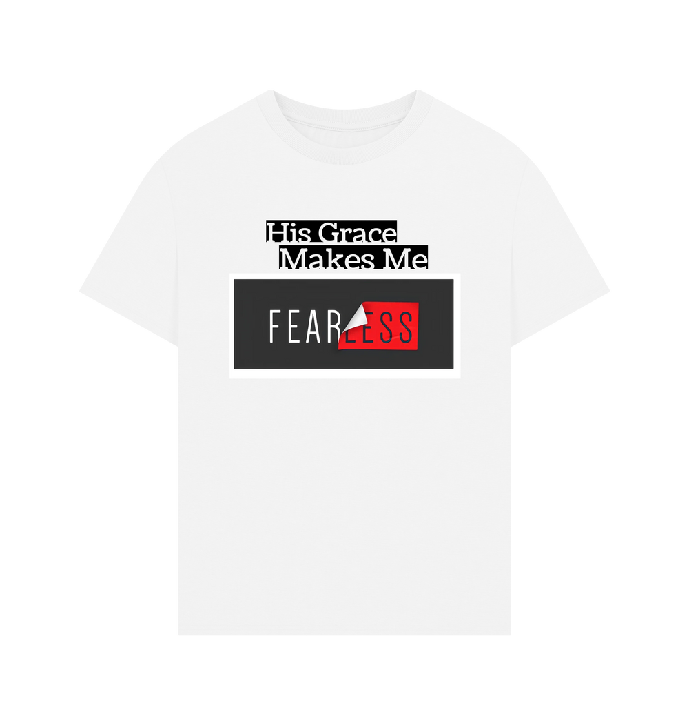 White Printed T-shirt Front