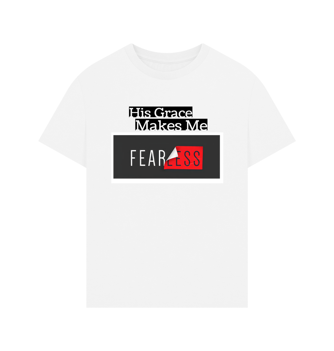 White Printed T-shirt Front