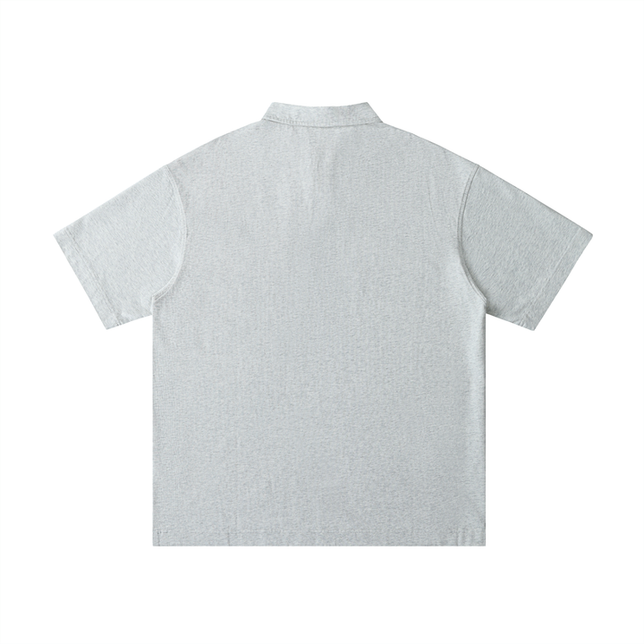 Final Outcome = Success - Unisex Loose Cotton Short Sleeve Polo Shirt