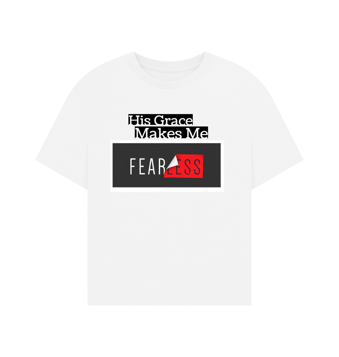 White Printed T-shirt Front