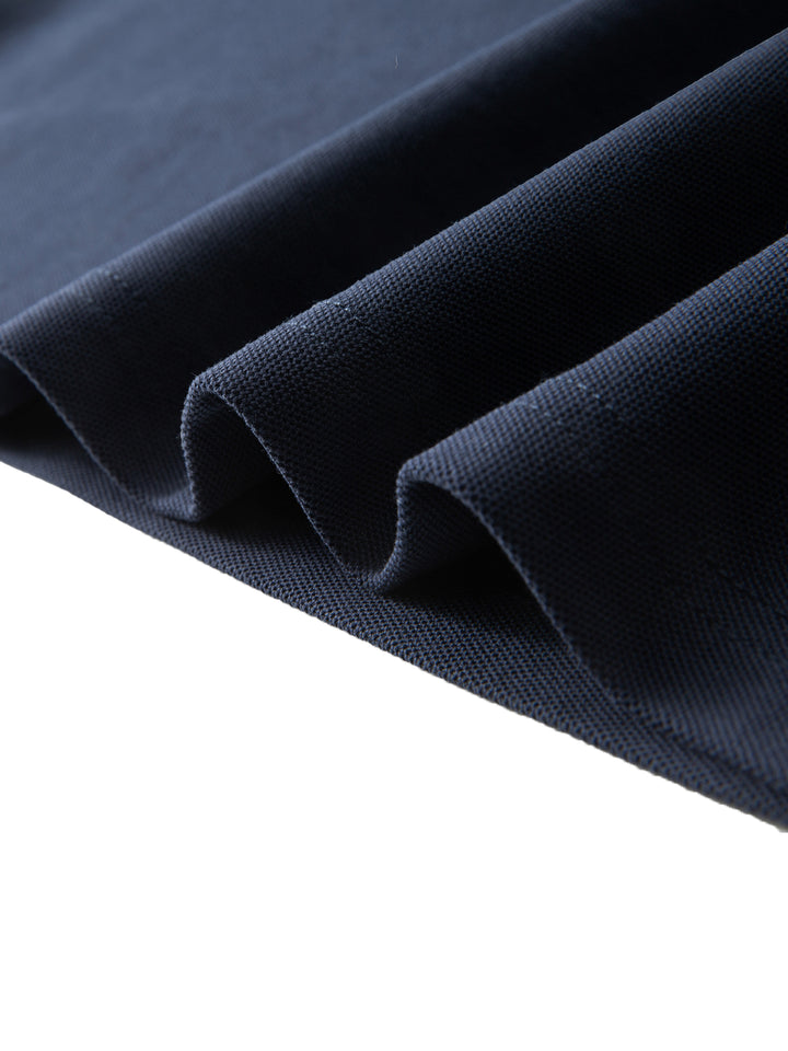 Final Outcome = Success - Unisex Contrast Collar Short-Sleeve Polo Shirt