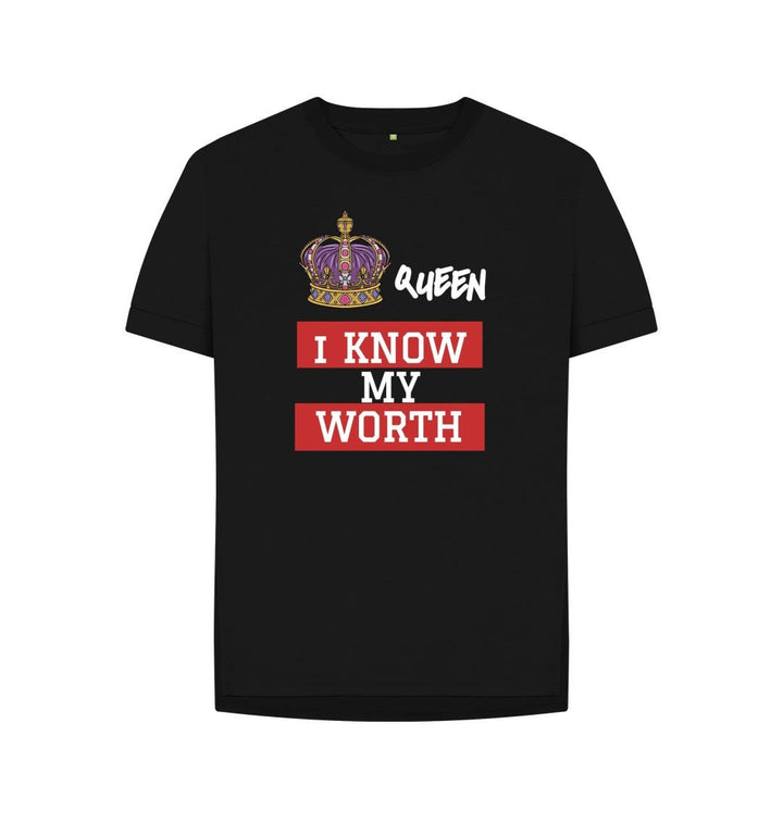 Ladies Tshirt- I know my worth - Faithacle